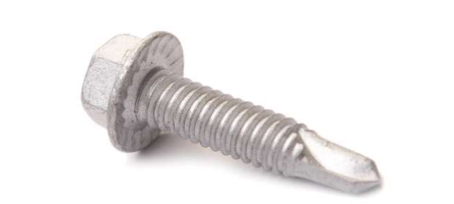 Hex Head Self Drilling Screw with Under-Head Serrations