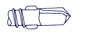 Winged drill point point reference