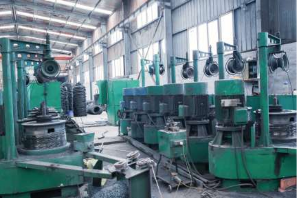 Wire-handling area
